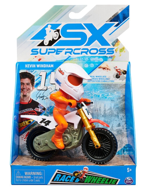 Supercross Race and Wheelie Cycle, Assorted product photo View 02 L