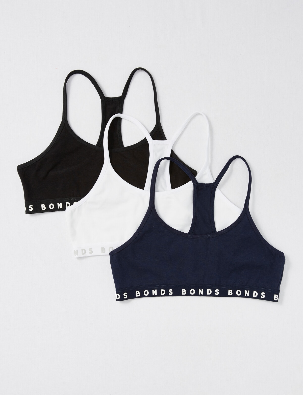 Buy 2pcs Set Bonds Girls Sports Black Racer Crop Top Bra Shorts Underwear  Stretchies - MyDeal