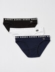 Bonds Hipster Cotton Bikini Brief, 3-Pack, Arctic & Black product photo