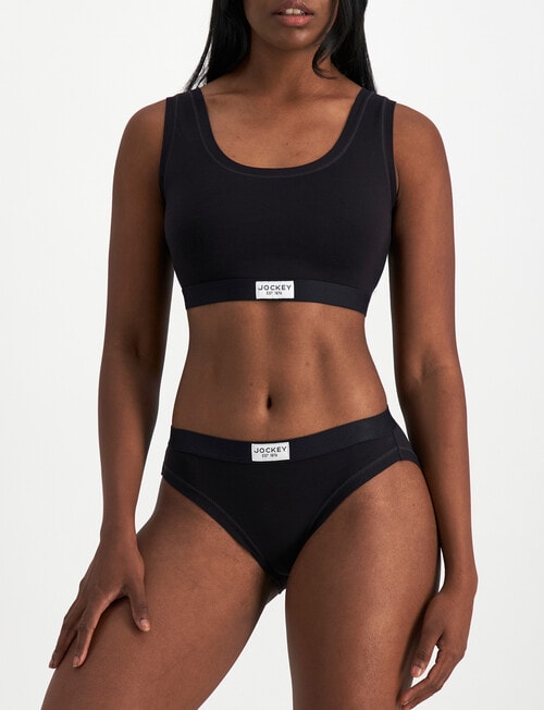 Jockey Woman Comfort Classics Bamboo Bikini Brief, 2-Pack, Black product photo
