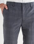 L+L Check Melange Trouser, Charcoal product photo View 04 S