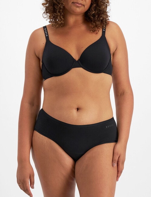 Bonds Damn Dry Midi Brief, Black product photo