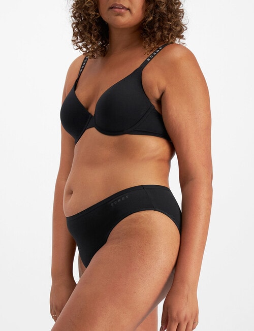 Bonds Damn Dry Hi Bikini Brief, Black product photo View 02 L