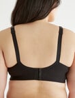 Lyric Soft Cup Cotton Bra, Black, B-DD product photo View 02 S