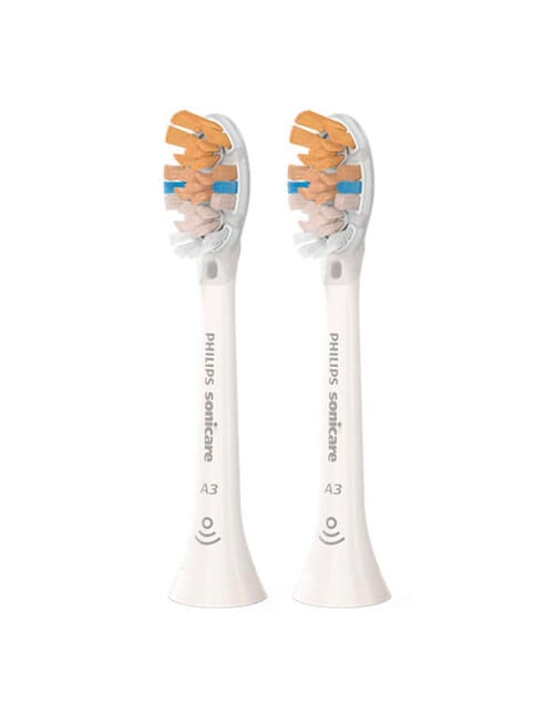 Philips Sonicare A3 Premium All-in-one Brush Head, 2-Pack, White, HX9092/67 product photo