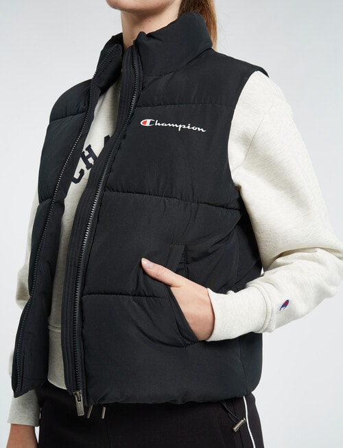 Champion Rochester Puffer Vest, Black product photo View 04 L