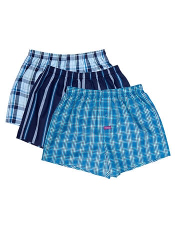 Mitch Dowd Woven Boxer Short, 3-Pack, Classic Mixed Check product photo