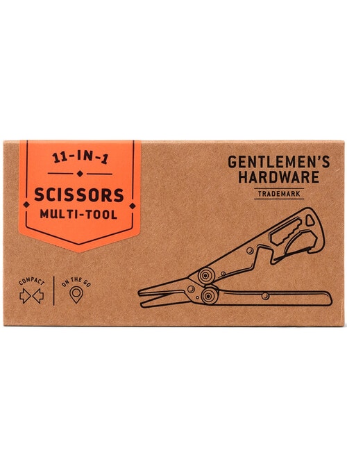 Gentlemen's Hardware Foldable Scissor Multi Tool Steel product photo View 02 L