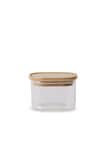 Capital Kitchen Pantry Square Glass Jar with Bamboo Lid, 500ml product photo