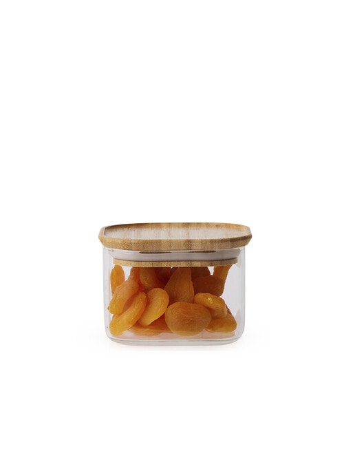 Capital Kitchen Pantry Square Glass Jar with Bamboo Lid, 500ml product photo View 02 L