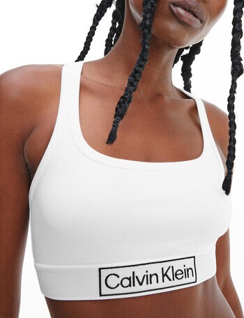 Calvin Klein Reimagined Heritage Bralette, White product photo