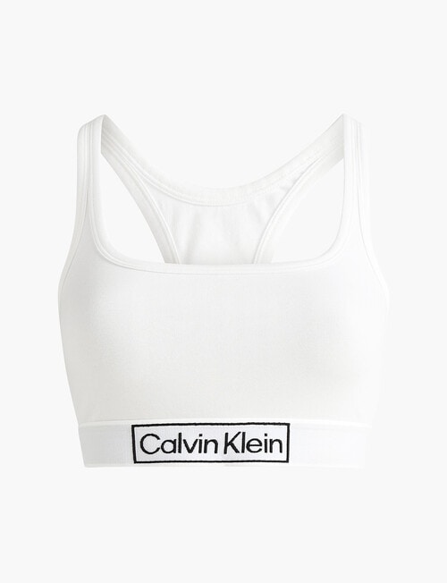 Calvin Klein Reimagined Heritage Bralette, White product photo View 04 L