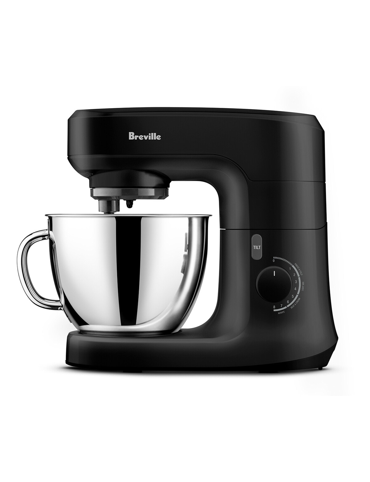 Breville The Scraper Beater Mixer, Black Truffle, LEM250BTR Food