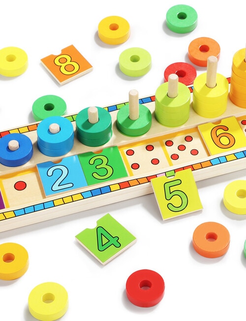 Topbright Rainbow Donuts Count & Match Numbers product photo View 03 L