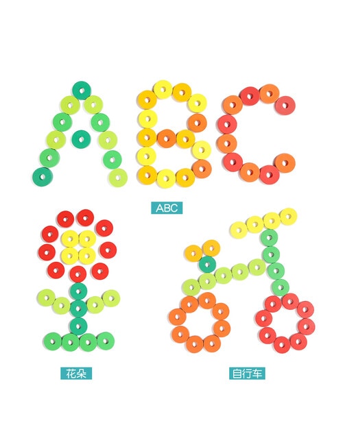Topbright Rainbow Donuts Count & Match Numbers product photo View 05 L