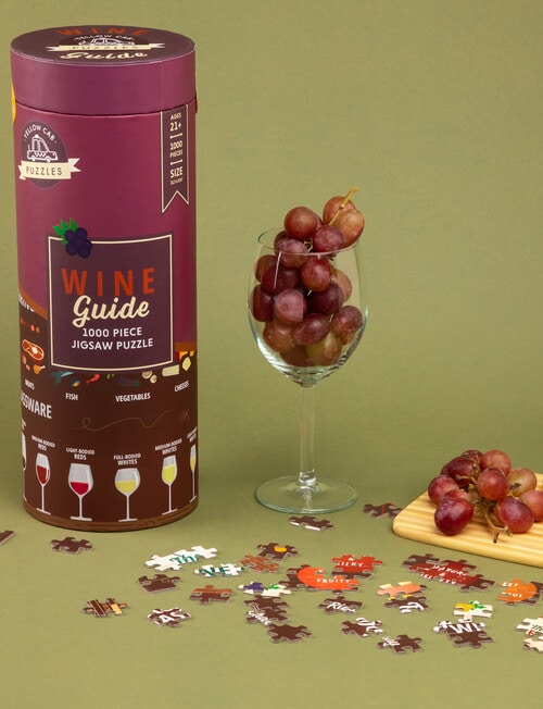 Yellow Cab Wine Jigsaw Puzzle, 1000-Piece product photo View 02 L