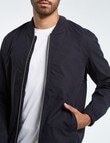 L+L Textured Bomber, Navy product photo View 04 S