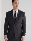 Laidlaw + Leeds Tailored Mini Check Stretch Jacket, Grey product photo