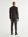 Laidlaw + Leeds Tailored Mini Check Stretch Jacket, Grey product photo View 02 S