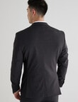 Laidlaw + Leeds Tailored Mini Check Stretch Jacket, Grey product photo View 02 S