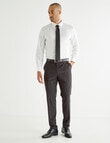 Laidlaw + Leeds Tailored Mini Check Stretch Pant, Grey product photo View 03 S