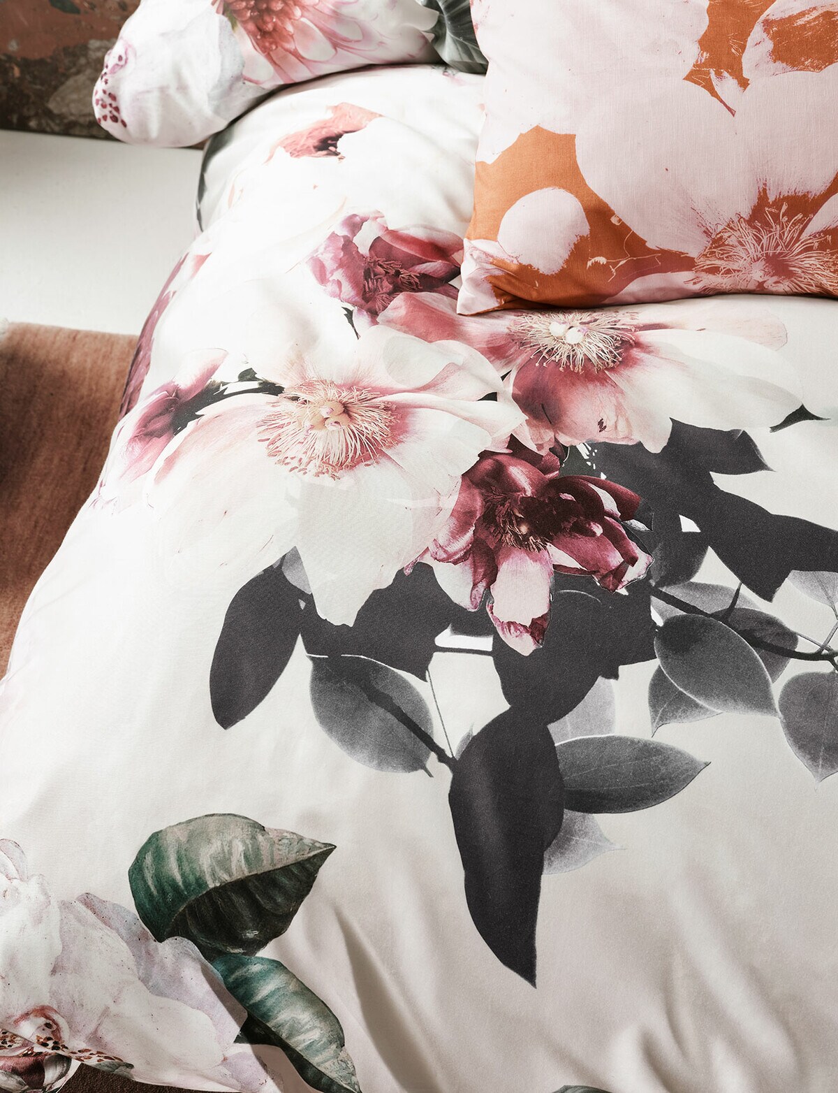 Linen House Julieta Duvet Cover Set Home Red Dot