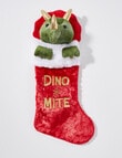 Home Of Christmas Dino Stocking product photo