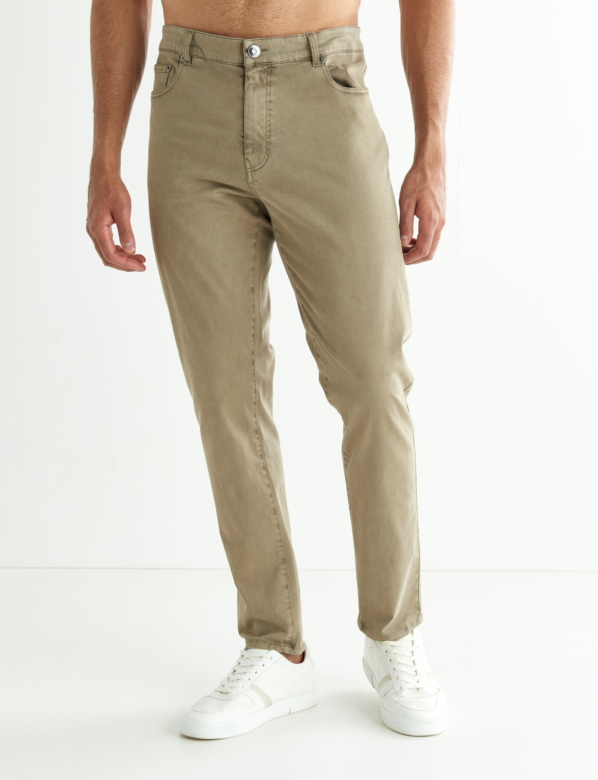 Gasoline Slim Fit Chino Pant, Sand - Casual Pants