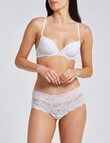 Lyric Lace Push Up Bra, White, A-D product photo View 03 S