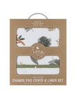 Little Textiles Change Pad Cover & Liner Set, Forest Retreat product photo View 06 S