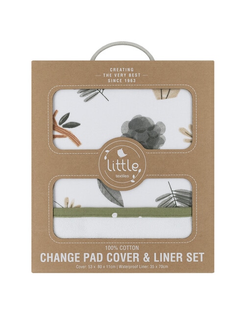 Little Textiles Change Pad Cover & Liner Set, Forest Retreat product photo View 06 L