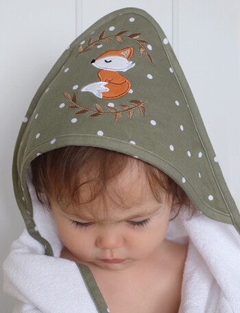 Little Textiles Hooded Towel, Forest Retreat product photo