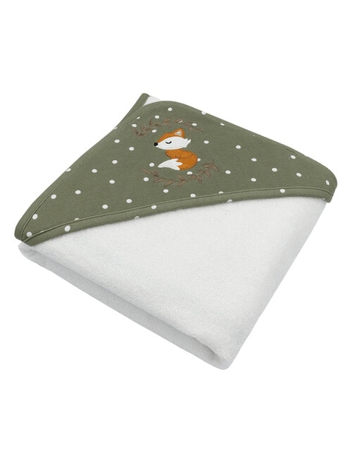 Little Textiles Hooded Towel, Forest Retreat product photo View 02 L