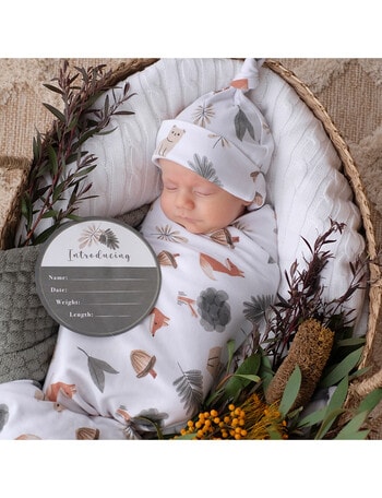Little Textiles Newborn Gift Set, Forest Retreat product photo