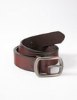 Laidlaw + Leeds Window Buckle Belt, Brown product photo