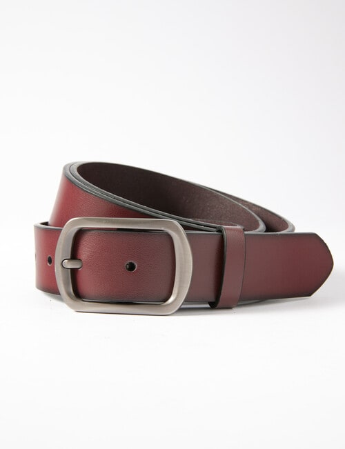 Laidlaw + Leeds Window Buckle Belt, Brown product photo View 02 L