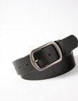 Laidlaw + Leeds Window Buckle Belt, Black product photo View 02 S