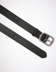 Laidlaw + Leeds Window Buckle Belt, Black product photo View 03 S