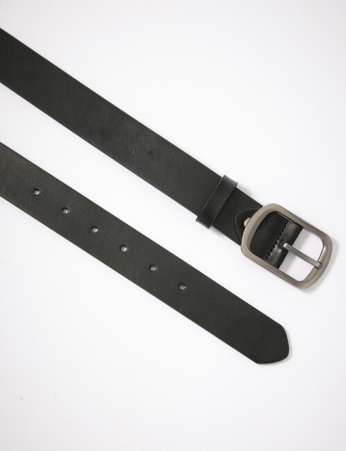 Laidlaw + Leeds Window Buckle Belt, Black product photo View 03 L