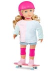 Our Generation Yanika Deluxe Doll with Skateboard product photo View 02 S
