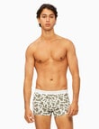 Calvin Klein CK ONE Cotton Print Trunk, Slate Heather product photo View 03 S