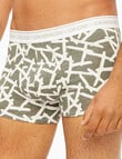 Calvin Klein CK ONE Cotton Print Trunk, Slate Heather product photo View 04 S