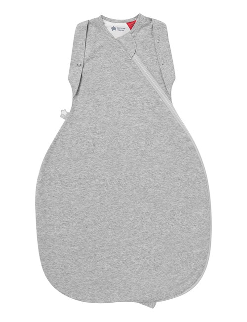 Tommee Tippee Swaddle Snuggle, 1 Tog, Grey Marle, 3-6m product photo View 02 L