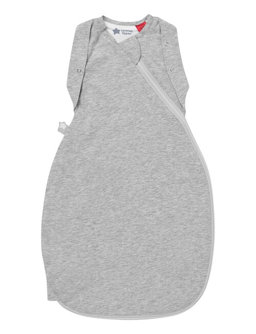 Tommee Tippee Swaddle Snuggle, 2.5 Tog, Grey Marle, 0-3m product photo View 02 L
