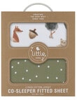 Little Textiles Co-Sleeper Sheet, 2-Pack, Forest Retreat product photo View 03 S
