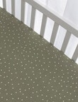 Little Textiles Jersey Cot Fitted Sheet, 2-Pack, Forest Retreat product photo View 03 S