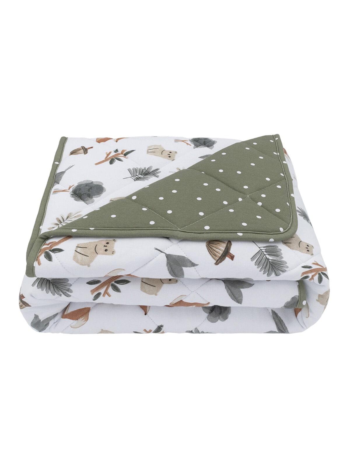 Little Textiles Jersey Cot Comforter, Forest Retreat Baby Manchester