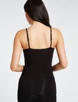 Lyric Thermals Mia Bamboo Cami, Black product photo View 02 S