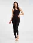 Lyric Thermals Mia Bamboo Singlet, Black product photo View 03 S