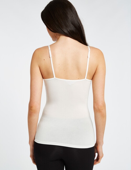 Lyric Thermals Mia Bamboo Cami, Ivory product photo View 02 L
